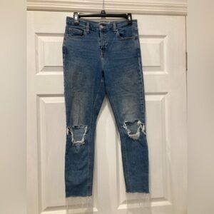 Topshop Moto Jamie Light Blue Denim